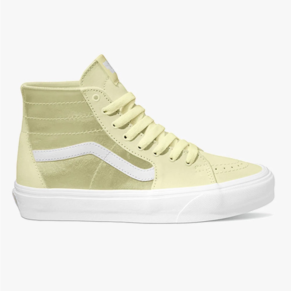 VANS “SK8 Hi Tapered Sneaker in Metallica Green”